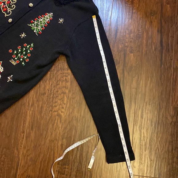 Lemon Grass Jeweled Holiday Sweater - Picture 6 of 8